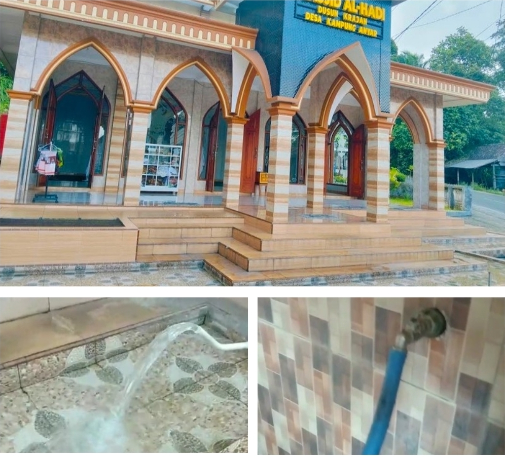 Banyu Kemeloncor ring Masjid