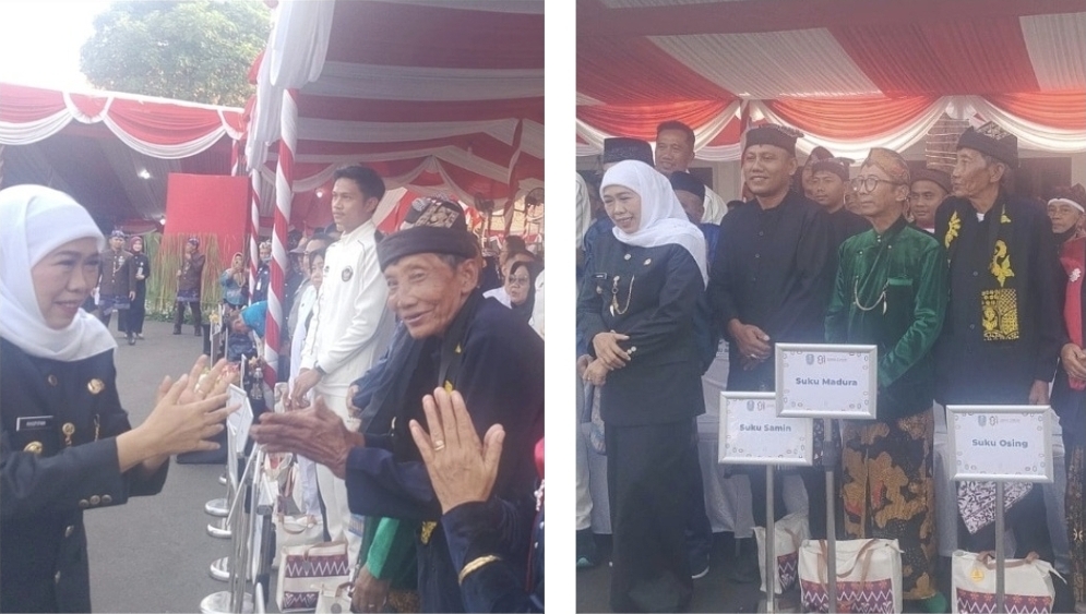 Tokoh Using Milu Nekani Upacara Dina Dadine Jawa Timur